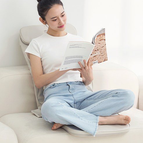 풀리오 프리미엄 마사지 매트 사용 모습